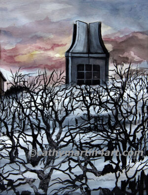 Creepy Campanile by artist Cathy Martin