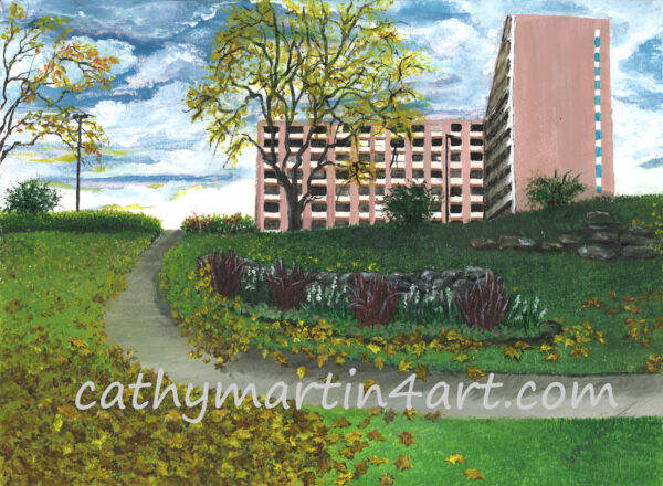 McCullom Hall KU by artist Cathy Martin